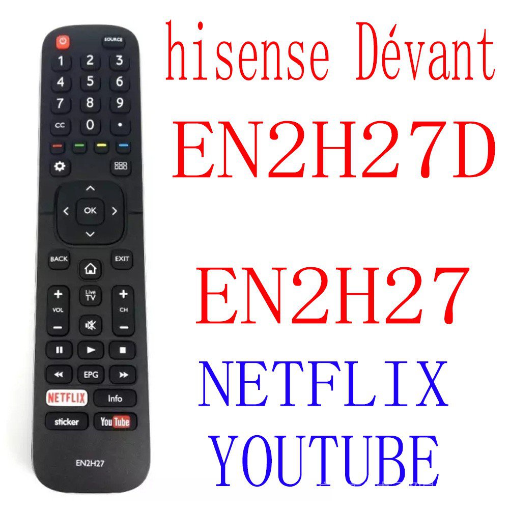 รีโมทคอนโทรลใช้สําหรับ hiseense Dévant EN2H27D EN2H27 EN2H27B EN2H27HS ER-3607R ER-22655HS remoto co