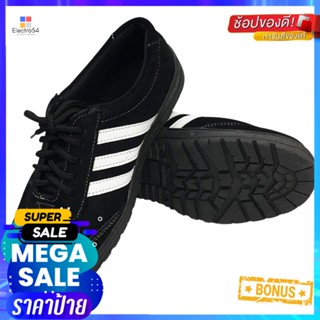 รองเท้านิรภัยพื้น PVC BLACK BISON เบอร์ 42 สีดำSAFETY JOGGER WITH PVC SOLE BLACK BISON SIZE42 BLACK