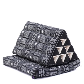 Leewadee 1-Fold Mat with Triangle Cushion หมอนอิงสามเหลี่ยม1พับ หมอนอิงติดเบาะรองนั่ง เบาะอิงสำหรับห้องนั่งเล่น