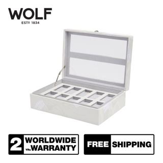 กล่องหมุน กล่องนาฬิกา  รุ่น MEMENTO MORI 10-PIECE WATCH BOX (WHITE)