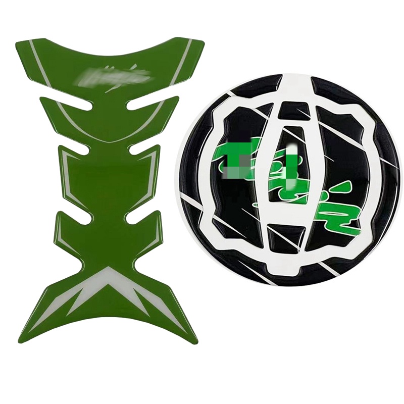 For Kawasaki Nijia Z650 The carbon fiber sticker Motorcycle fuel tank pad protection sticker decal f
