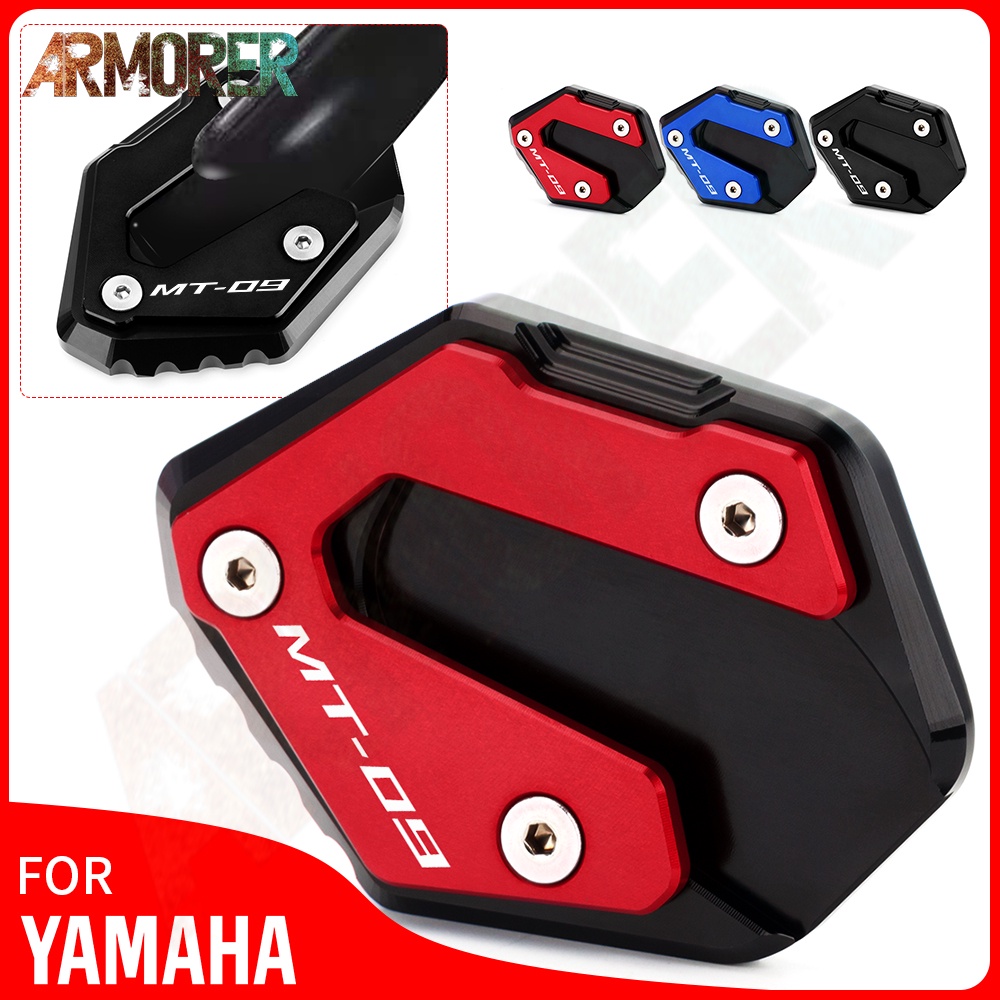 MT 09 tracer Kickstand Side Stand Extension Enlarger Pad Motorcycle Accessories For YAMAHA MT-09 Tracer/FJ-09 MT09 2015-
