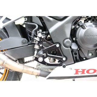 เกียร์โยง Rearsets CBR250-300 แบร์น Mothracing วัสดุ AL 7075 T651 แบริ่งข้างละ2ตลับ สเแตนเลส(65)