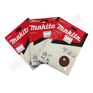 กระดาษทรายกลม 5” กระดาษทรายตีนตุ๊กแก MAKITA D-54499 D-54508 D-54520 D-54536 D-54542 D-54558 D-54564 D-54570 D-54514