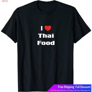 SKTT1 thailandเสื้อยืดลำลอง I Love Thai Food Shirt Thailand Cuisine Foodie Tee thailand Mens Womens T-shirts