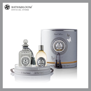 [BBLVDF-F12] BATH &amp; BLOOM Reed Set-Chrome บาธ แอนด์ บลูม ชุดน้ำมันหอม กลิ่นวานิลา โกโก้ และกลิ่นน้ำตาลไหม้ 300มล.