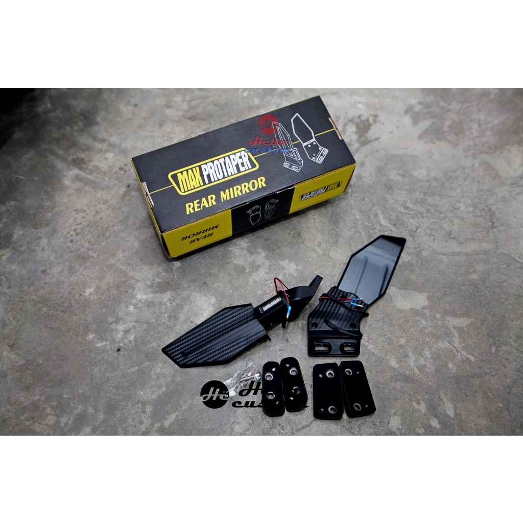 กระจกแต่ง มีไฟเลี้ยว  สำหรับ NMAX PCX AEROX CBR R25 R3
