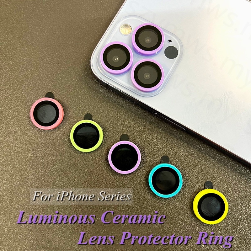 สําหรับiPhone 17 16 15 14 Pro Max/15 14 Plus 13 12 11 Pro Maxกล้องเลนส์ฟิล์มคลุมทั้งหมดกล้องส่องสว่างกลับเลนส์Protector