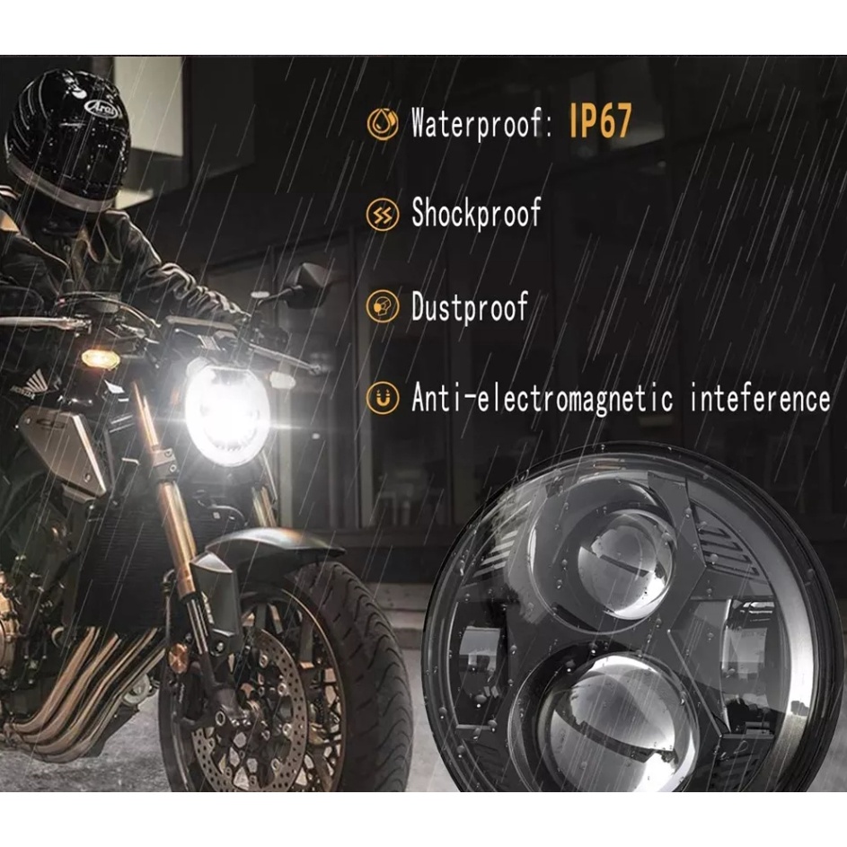 LED Motorcycle Projector