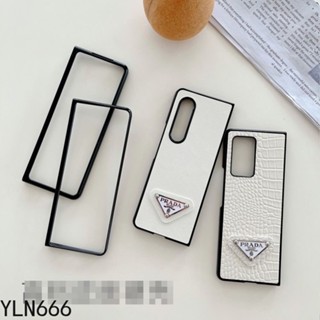 เคสโทรศัพท์มือถือหนังงู PU พับได้ กันกระแทก สไตล์คลาสสิก สําหรับ Samsung Galaxy Z Fold 4 3 Z Fold 2 Fold3 5G