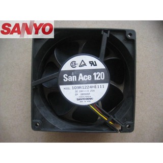 For Sanyo 109R1224H1111 109R1224H1011 12038 DC24V 0.25A server inverter cooling fan