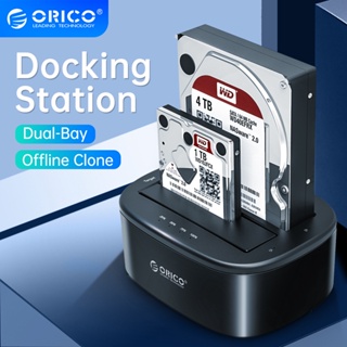 Orico Clone HDD Docking Station แท่นวาง HDD พร้อมออฟไลน์ Clone SATA เป็น USB 3.0 สําหรับ SSD HDD Enclosure 2.5 3.5 นิ้ว