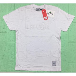 tshirt สําหรับผู้ชาย♛F.BRANDED LACOSTE บุกรุกเสื้อผู้ชายสําหรับผู้ชายตราสินค้าดึงออกด้วยแท็ก#EL ~bX