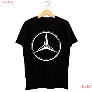 Tee เสื้อทหาร Sort.V New เสื้อยืดสีดำสำหรับผู้ชาย Mercedes Benz เสื้อยืดผ้าฝ้าย เสื้อยืดสีขาวผู้หญิง