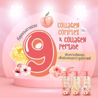 BeNice Love Me Peach Shower Gel บีไนซ์ เจลอาบน้ำ 450ml (Peach Love Peony/Peach Love Rosy/Peach Love Sakura)
