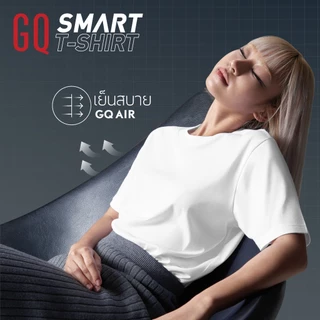 [3 ตัวเพียง 690.-] GQ Smart T-Shirt เสื้อยืดสมาร์ททีเชิ้ต ผ้าสะท้อนน้ำ สีกรมท่า