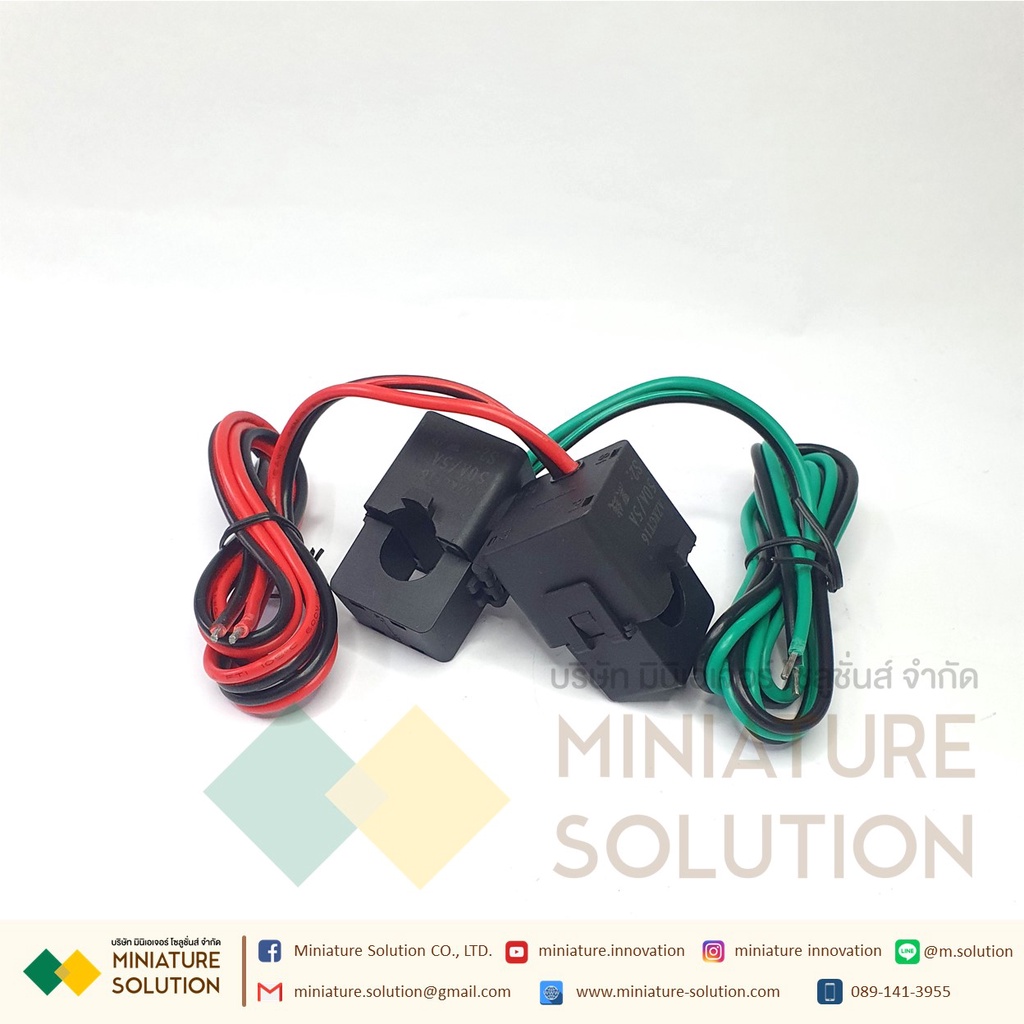 CT ขนาดเล็ก หม้อแปลงกระแสไฟฟ้า KT24/36/50 open current transformer 50/5A-2000/5A 0.5 class 16/24MM
