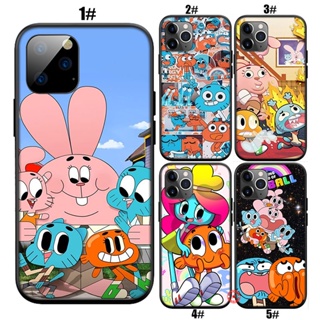 Di44 เคสโทรศัพท์มือถือแบบนิ่ม ลาย The Amazing World of Gumball สําหรับ iPhone 5 5S 6 6S 7 8 11 Pro Max Plus SE XR