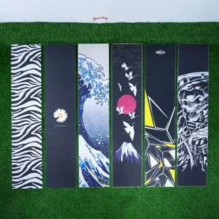 [0303] สติ๊กเกอร์กระดาษทราย 122x26 cm ลายชัด HD Graphic Grip Tape