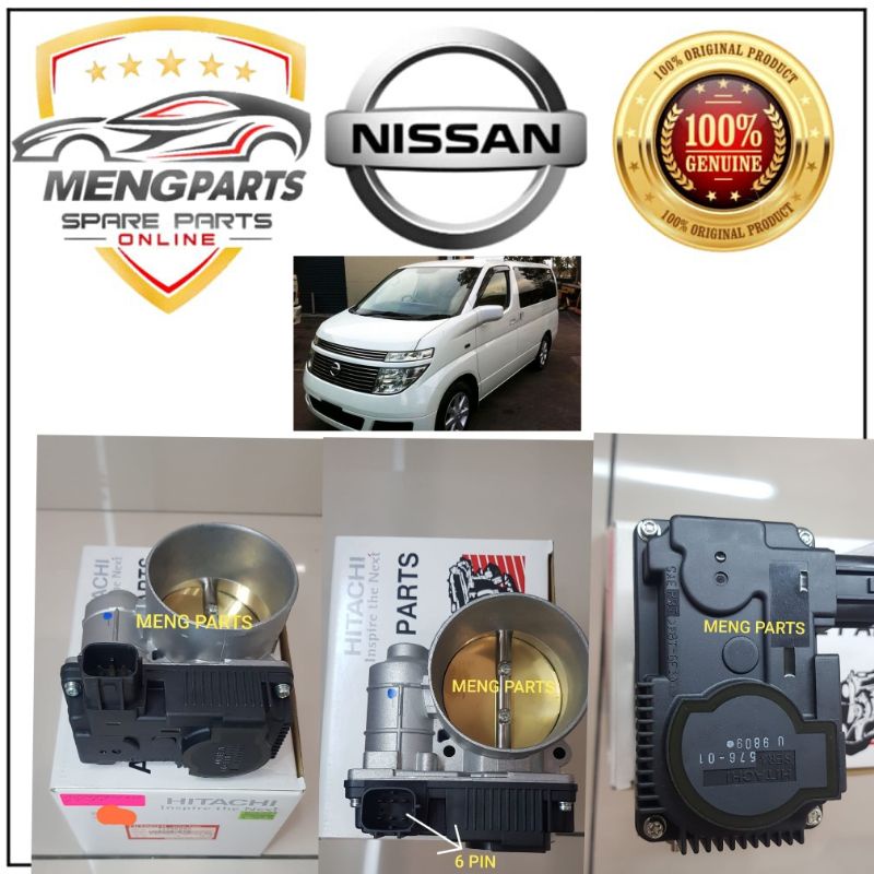 HITACHI NISSAN ELGRAND E51 2.5,3.5 THROTTLE BODY ASSY