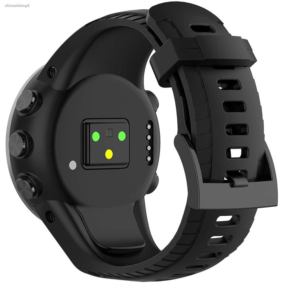 ส่งตรงจากกรุงเทพMLIFE - สายนาฬิกา Suunto 5 สาย นาฬิกา – Soft Silicone Wristband Strap Metal Buckle for Multisport GPS Wa