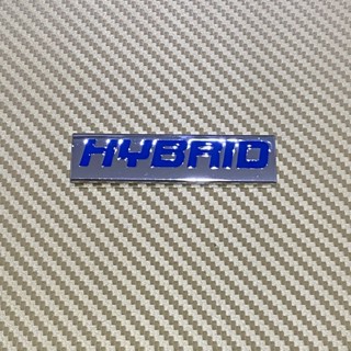 โลโก้  HYBRID งานโลหะ ขนาด* 2 x 7.5 cm ราคาต่อชิ้น