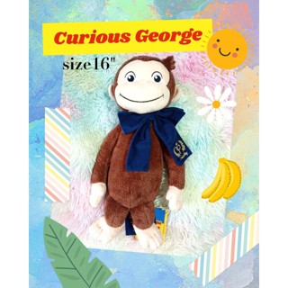 Curious George 🐵ตุ๊กตาลิงจอร์จ 🐒ลิงจอร์จ ตุ๊กตาลิขสิทธิ์แท้💯จากญี่ปุ่น🇯🇵