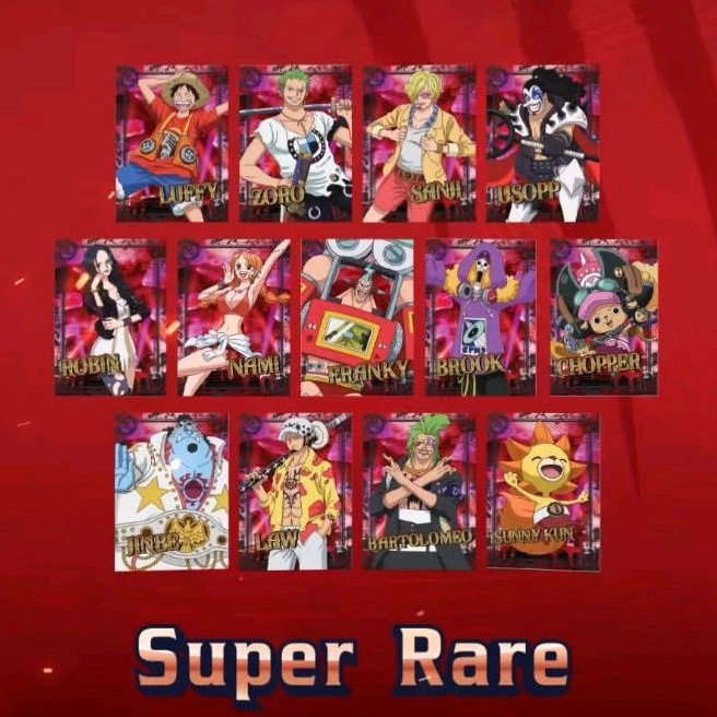 พร้อมส่ง Special Movie Card One piece film red การ์ดวันพีชฟิล์มเรด