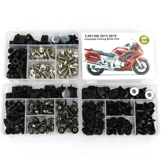 Fit For Yamaha FJR1300 2013-2019 Full Fairing Bolts Kit Covering Bolts Motorcycle Complete Fairing Clips Nuts Screws Ste