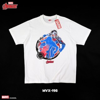 เสื้อยืดครอป Power 7 Shop เสื้อยืดการ์ตูน ลาย มาร์เวล ลิขสิทธ์แท้ MARVEL COMICS  T-SHIRTS (MVX-198)