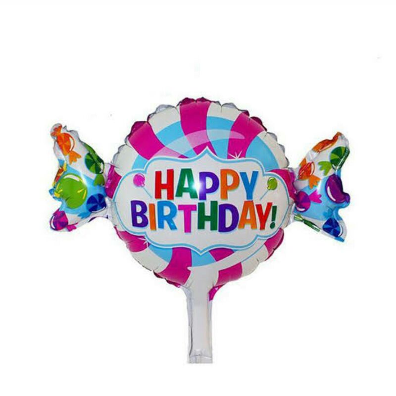 HBD CANDY FOIL BALLOONS/HBD CANDY BALLOONS
