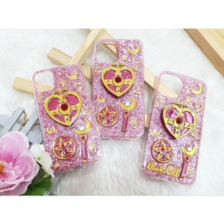 สั่งทำ เคสเซเลอร์มูน เคสกากเพชร เคสชื่อ SailorMoon