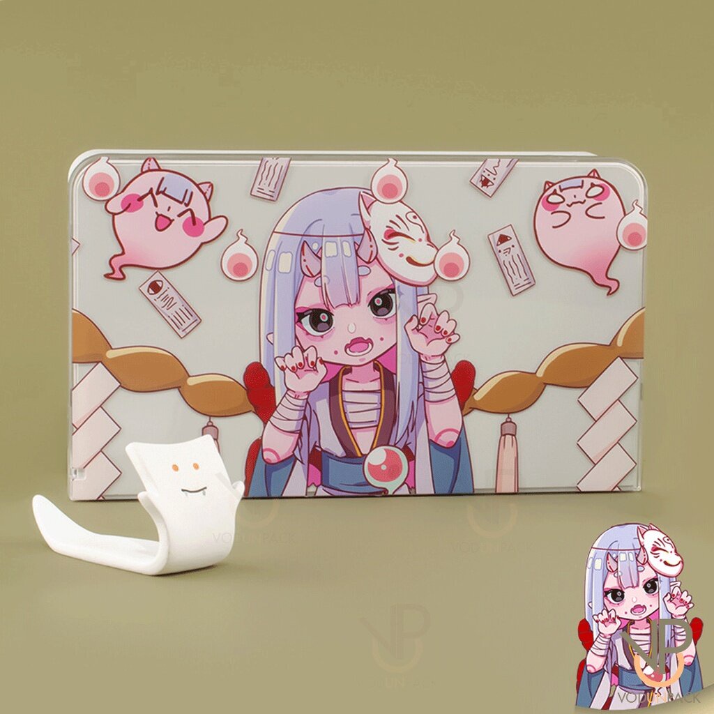 [Pawdairy] กรอบครอบหน้า Dock nintendo switch oled มีให้เลือกหลายสี สีพื้น มีลาย น่ารักๆ Dock Shield