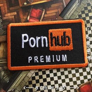 PornHub ถุงยาง ผู้ใหญ่ กวนๆ ตัวรีดติดเสื้อ อาร์มรีด อาร์มปัก ตกแต่งเสื้อผ้า หมวก กระเป๋า แจ๊คเก็ตยีนส์ Hipster Embroi...