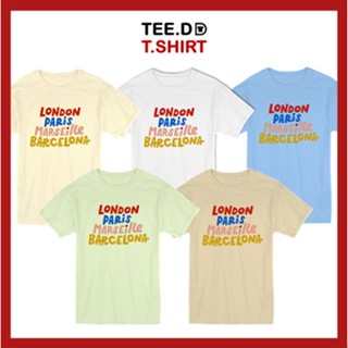 TEE.DD.TSHIRT เสื้อยืด LONDON มีให้เลือกหลายสี ใส่ได้ทั้งชาย-หญิง ผ้านุ่ม สกรีนสวย ไม่ย้วย ไม่ต้องรีด