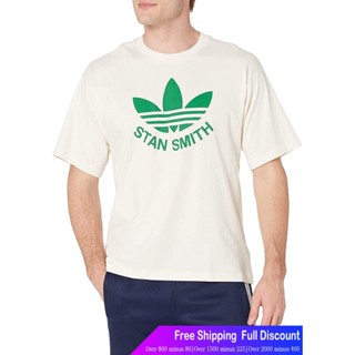 เสื้อขาว เสื้อยืด Adidasเสื้อยืดกีฬา Adidas Originals Mens Trefoil Stan Tee AdidasPopular T-shirts