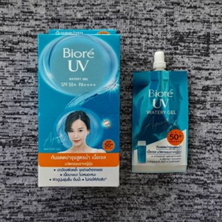 บิโอเร ยูวี อะควา ริช วอเตอร์รี่ เจลกันแดด SPF50+ PA++++ Biore UV Aqua Rich Watery Gel 7 มล. x 6