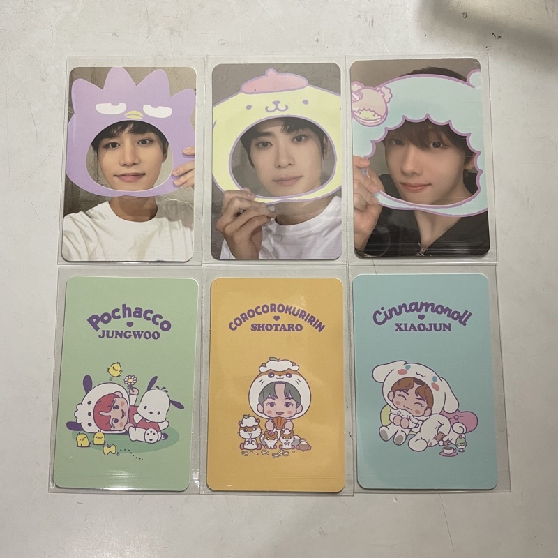 การ์ด Tc TRADING NCT SANRIO B VER JAEHYUN JISUNG TAIL JUNWOO SHOTARO XIAOJUN