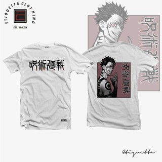 เสื้อยืดผู้ชาย-เสื้อยืดไอ.อะนิเมะ - ETQT - Jujutsu Kaisen - เสื้อยืด Sukuna Shirt v2 สําหรับผู้ F}*