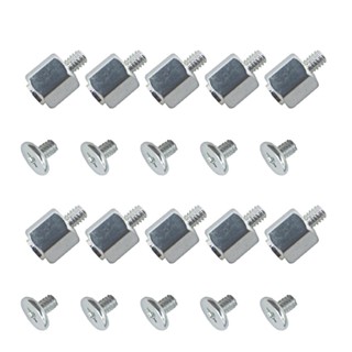 Rr น็อตสกรูหกเหลี่ยม สําหรับเมนบอร์ด M.2 Solid State Disk Mounting Stand Off Screw Hex Nut A SUS M2 SSD Series 10 ชุด