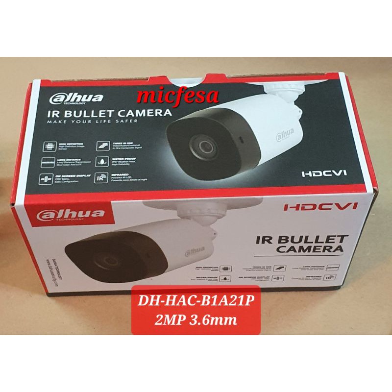 Dahua DH-HAC-B1A21P กล้องวงจรปิดกลางแจ้ง 2 ล้านพิกเซล