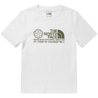 เสื้อยืดครอป [Classic] เสื้อยืดแขนสั้น พิมพ์ลาย TheNorthFace North สวมใส่สบาย ใช้งานกลางแจ้ง สําหรับคู่รัก