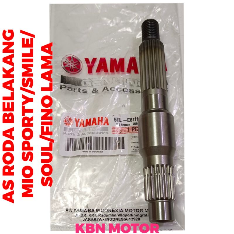 5TL REAR AXLE MIO SPORTY/SOUL/SMILE/FINO CARBON 5TL