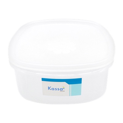 Therichbuyer กล่องอาหารทรงเหลี่ยม KASA HOME รุ่น FSX-0902-TPX ความจุ 2,000 มล. สีขาว