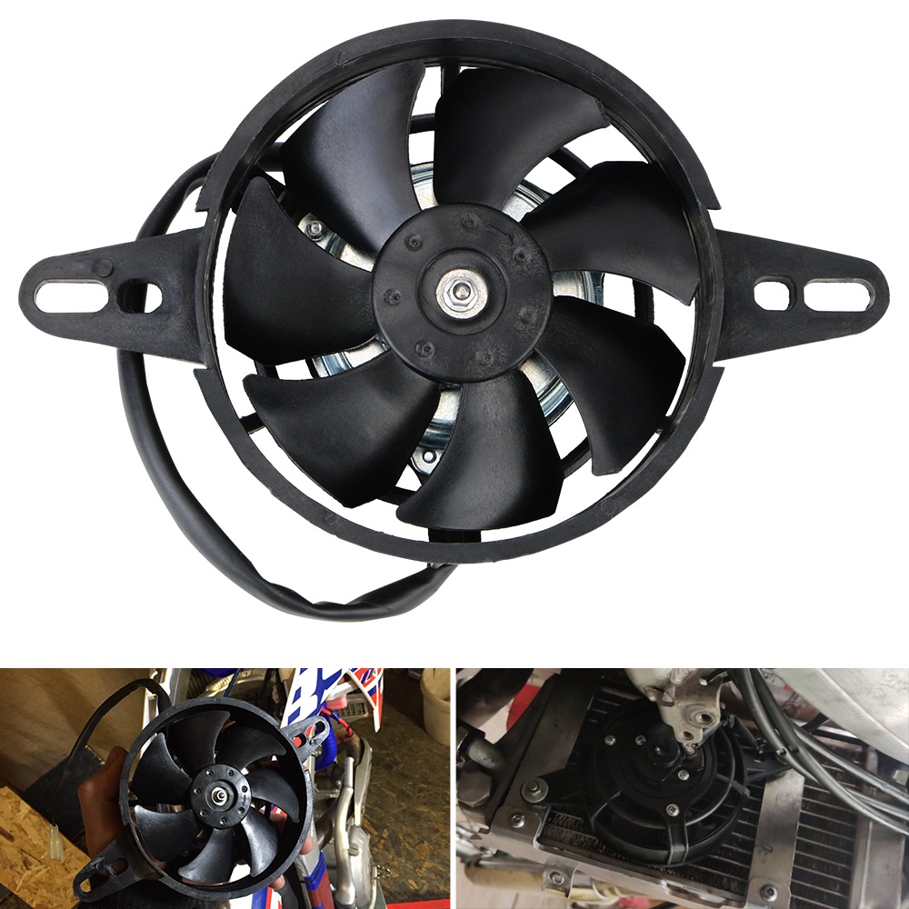 For Atv Quad Go Kart Buggy Motocross Oil Cooler Motorcycle Cooling Fan ...