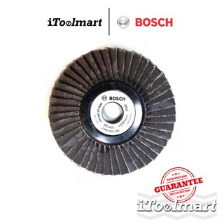 BOSCH จานทรายซ้อนหลังอ่อน P60 ขนาด 4 นิ้ว (ขัดเหล็ก)