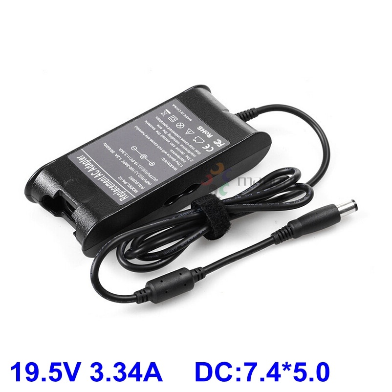 อุปกรณ์เสริมแล็ปท็อปอะแดปเตอร์ AC 19.5V3.34A 65W 7.4x5.0 มม.แล็ปท็อปแบตเตอรี่ Charger แหล่งจ่ายไฟสํา