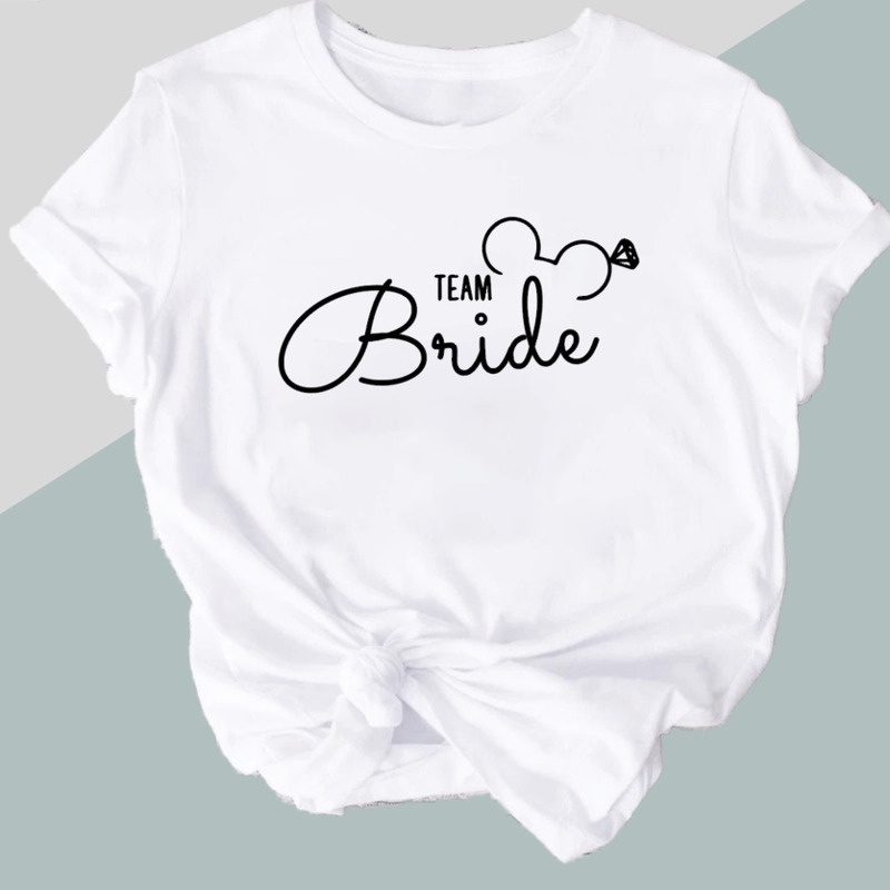 งานแต่งงาน Squad ทีมเจ้าสาว & เจ้าบ่าวเสื้อยืดเสื้อเจ้าสาว Tribe เสื้อยืดเจ้าสาวเสื้อกราฟิก Tee Tops