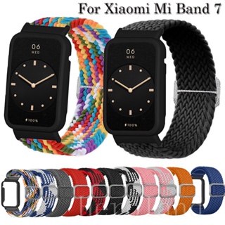 สายนาฬิกาข้อมือไนล่อนถัก สําหรับ Xiaomi mi band 7 pro Miband 7pro