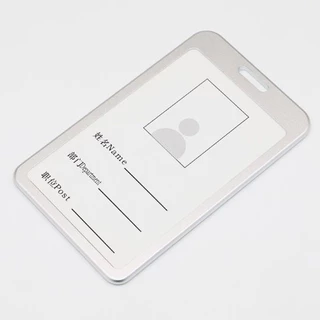 กรอบโลหะใส่บัตร แนวตั้ง สวย เบา ทนทาน มี 5 สีให้เลือก